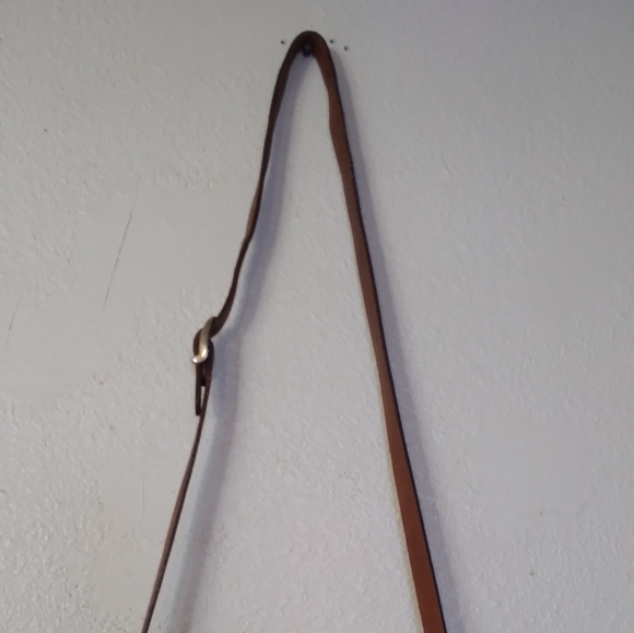 Vintage Paco Rabanne Brown pebbled suede crossbody - Picture 3 of 10